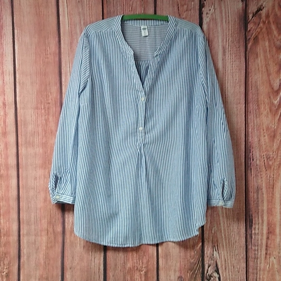 Old Navy Tops - Old Navy Tunic Shirt Coastal Cotton